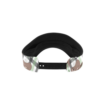 Sloth Print Design LKS301 Unisex Sun Visor