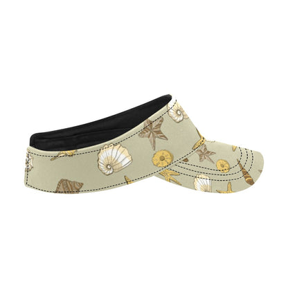Seashell Beach Print Design LKS303 Unisex Sun Visor