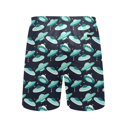 UFO Print Design LKS304 Men's Swim Trunks Beach Shorts