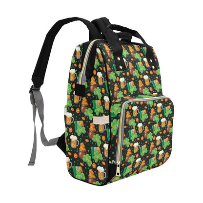 St Patricks Day Print Design LKS303 Diaper Bag Backpack