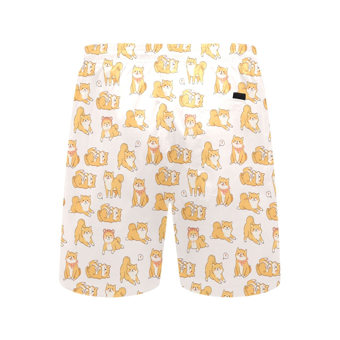 Shiba Inu Print Design LKS308 Men's Swim Trunks Beach Shorts