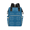 Bandana Blue Print Design LKS301 Diaper Bag Backpack