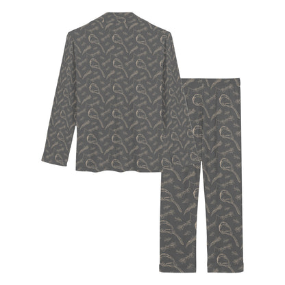 Steak Print Design LKS302 Women's Long Pajama Set