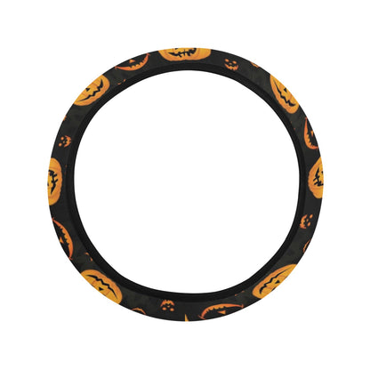 Halloween Print Design LKS401 Steering Wheel Cover with Elastic Edge