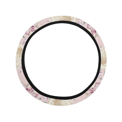 Rabbit Print Design LKS403 Steering Wheel Cover with Elastic Edge