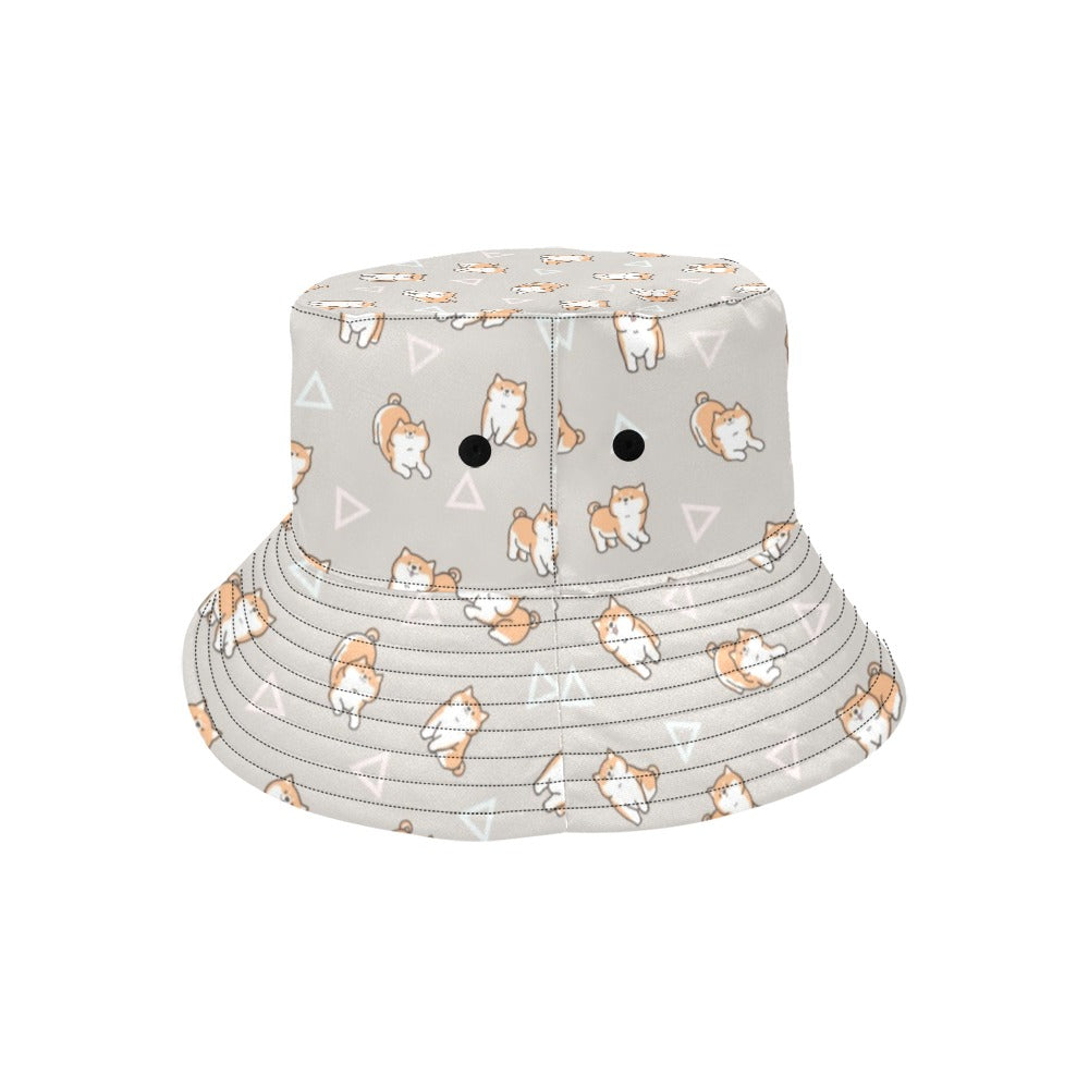 Shiba Inu Print Design LKS307 Unisex Bucket Hat