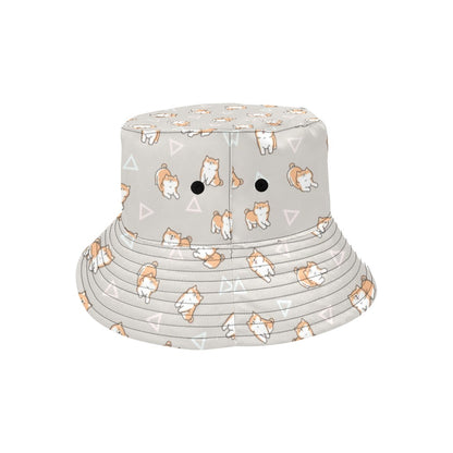 Shiba Inu Print Design LKS307 Unisex Bucket Hat