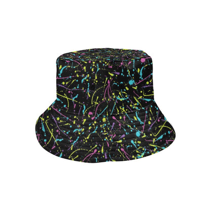 Splatter Multicolor Print Design LKS302 Unisex Bucket Hat