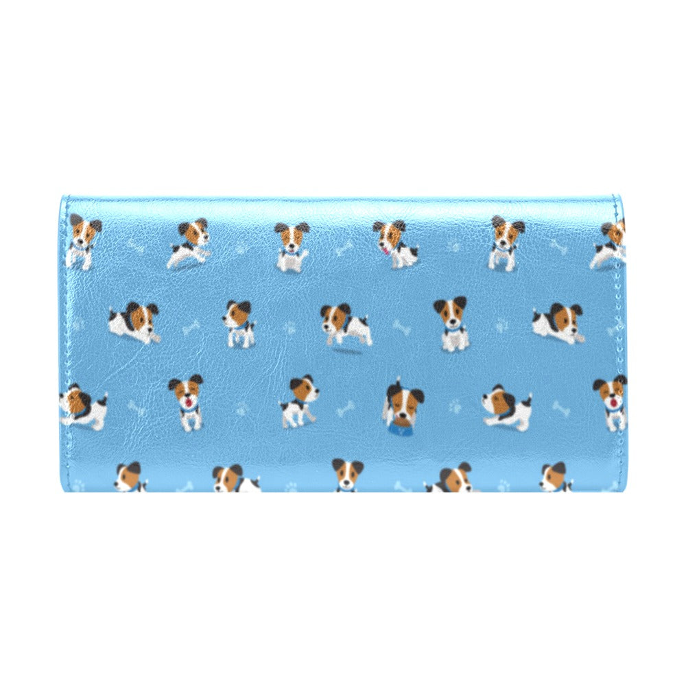 Russell Terriers Print Design LKS3010 Women's Trifold Wallet