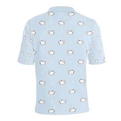 Samoyeds Print Design LKS302 Men Polo Shirt