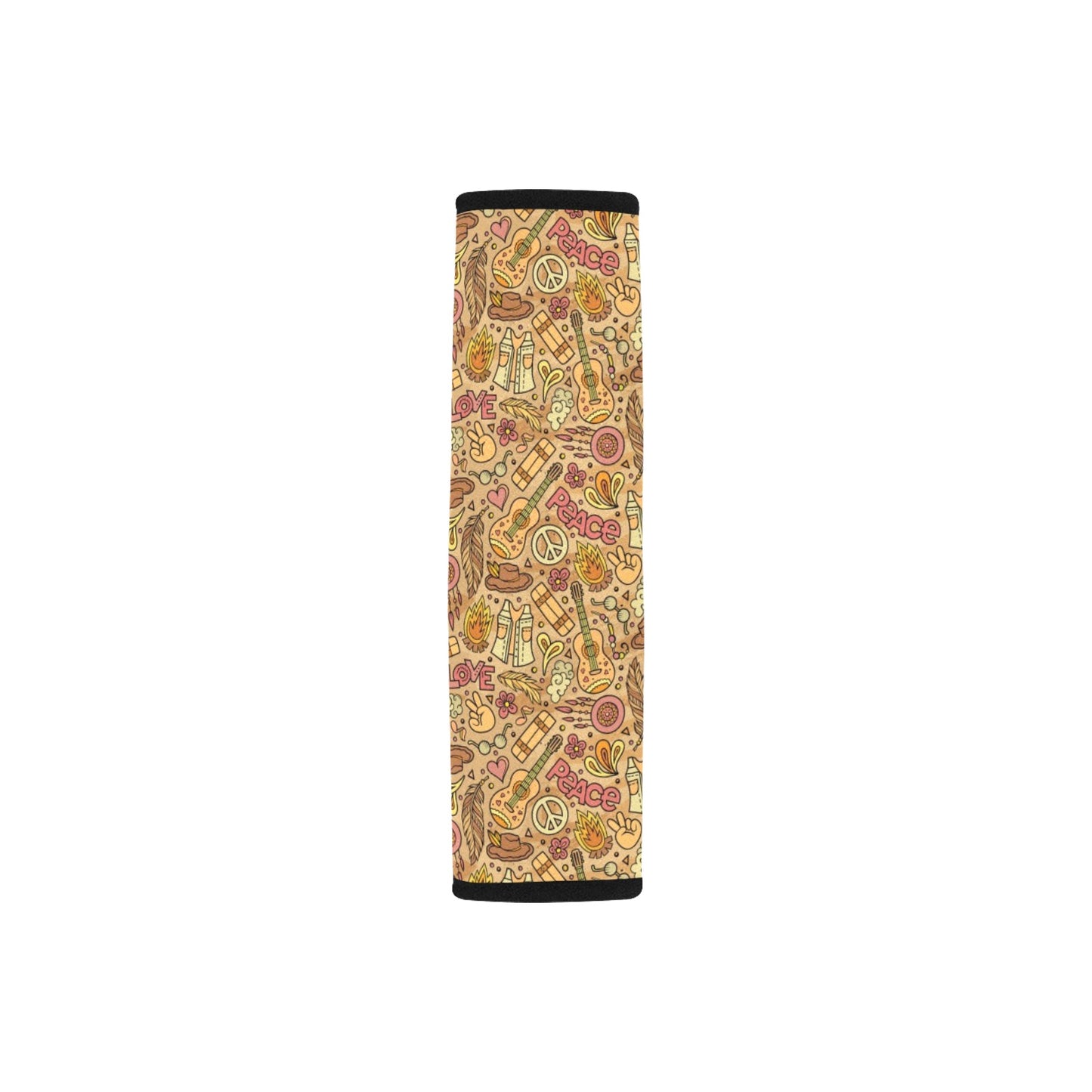 Hippie Print Design LKS305 Car Seat Belt Cover