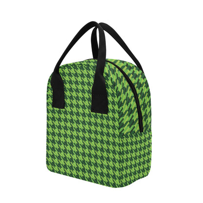 St Patricks Day Houndstooth Pattern Print LKS301 Insulated Lunch Bag