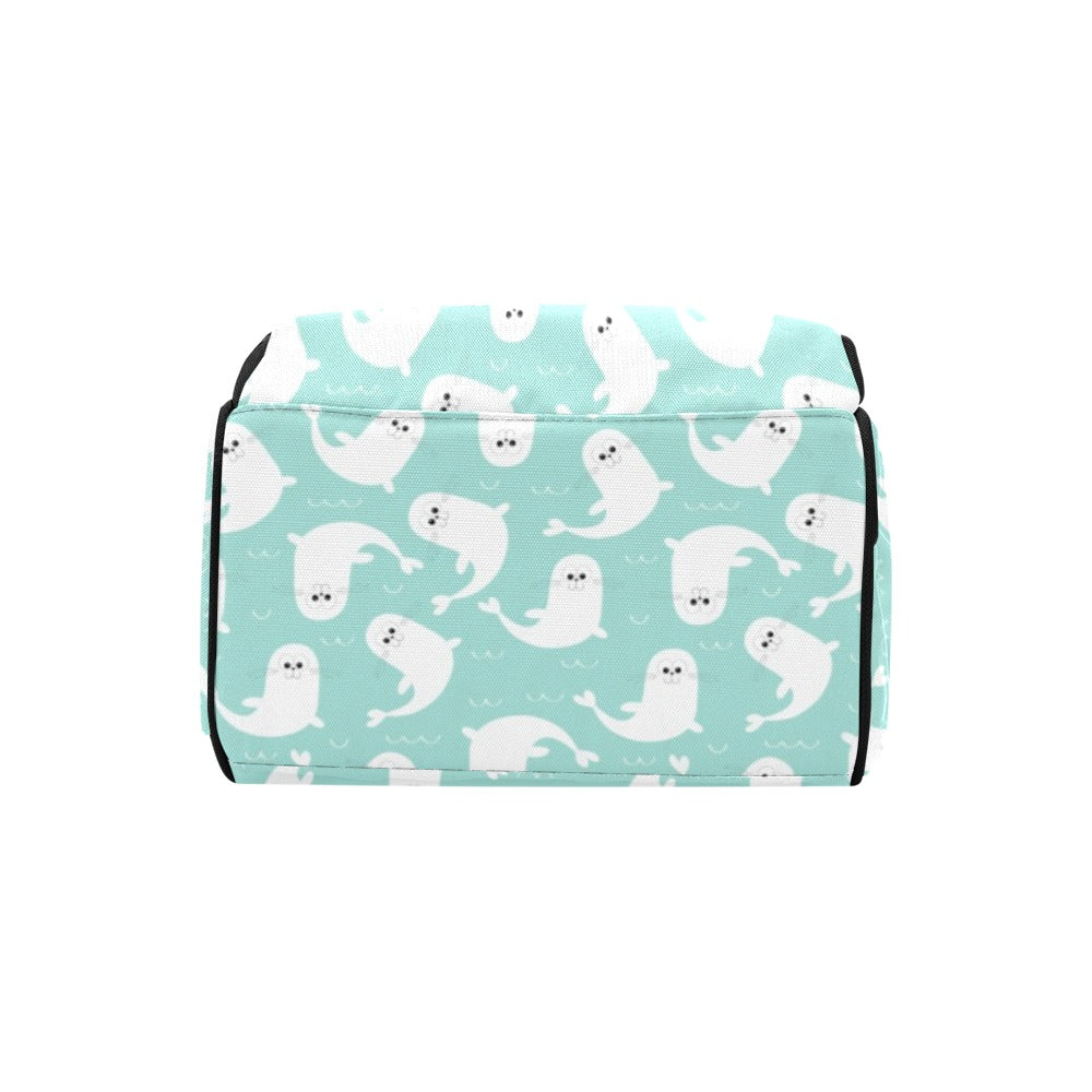 Sea Lion Print Design LKS401 Diaper Bag Backpack