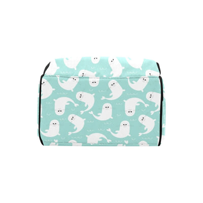 Sea Lion Print Design LKS401 Diaper Bag Backpack