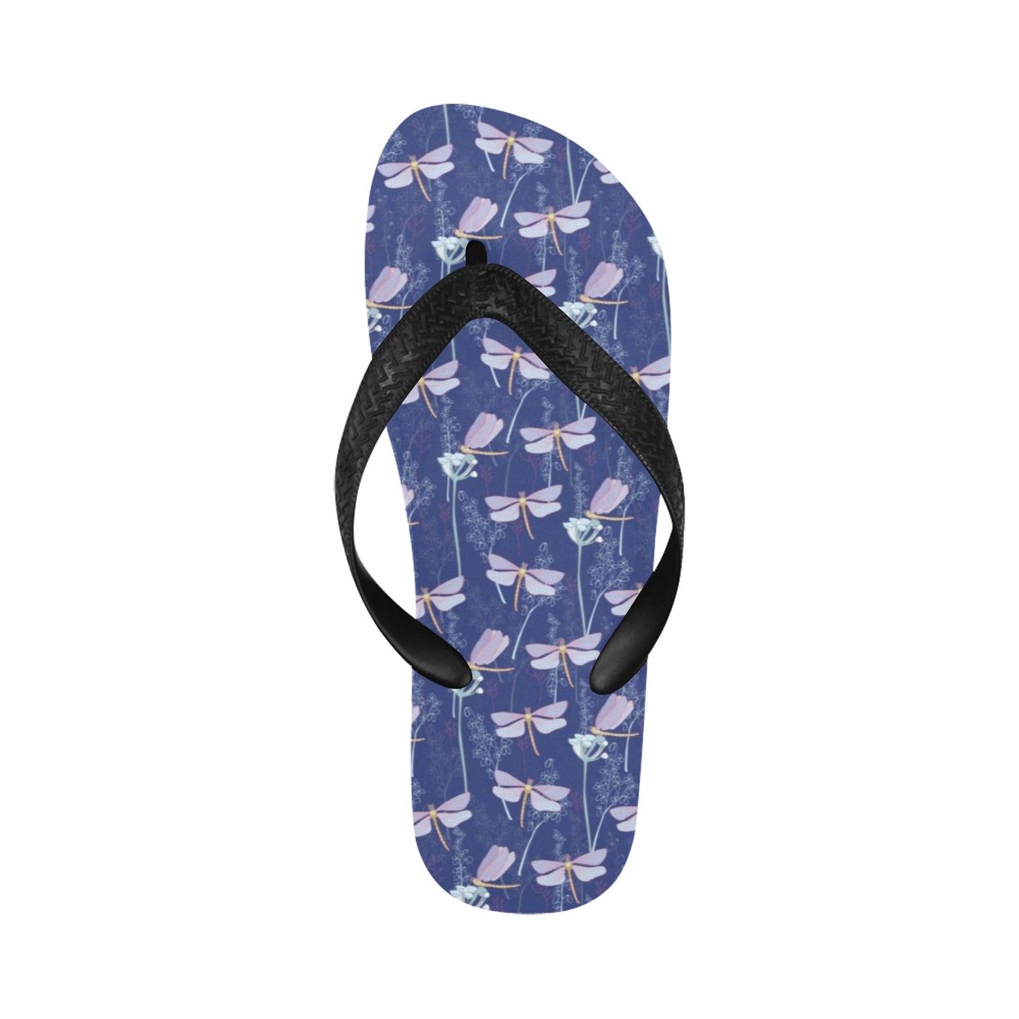 Dragonfly Print Design LKS401 Flip Flops