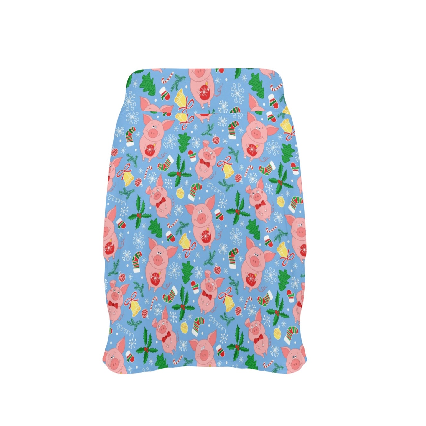 Pig Print Design LKS404 17" Golf & Pickleball Skort with Pockets