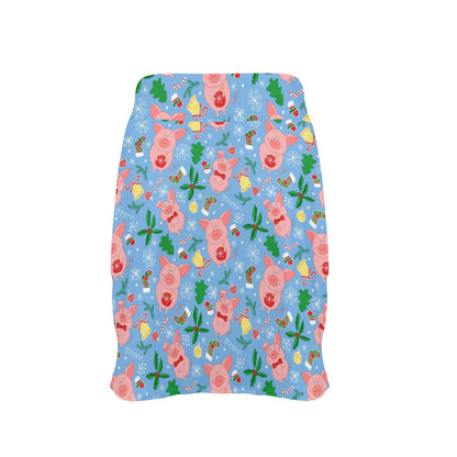 Pig Print Design LKS404 17" Golf & Pickleball Skort with Pockets