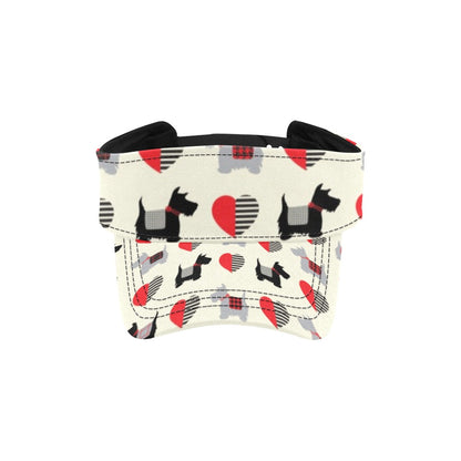 Scottish Terriers Print Design LKS3010 Unisex Sun Visor