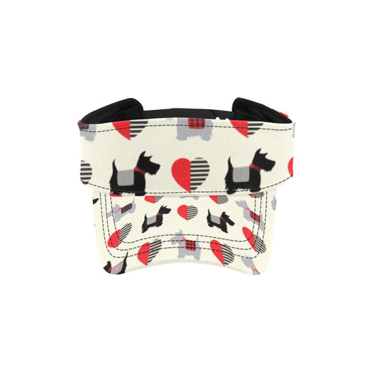Scottish Terriers Print Design LKS3010 Unisex Sun Visor