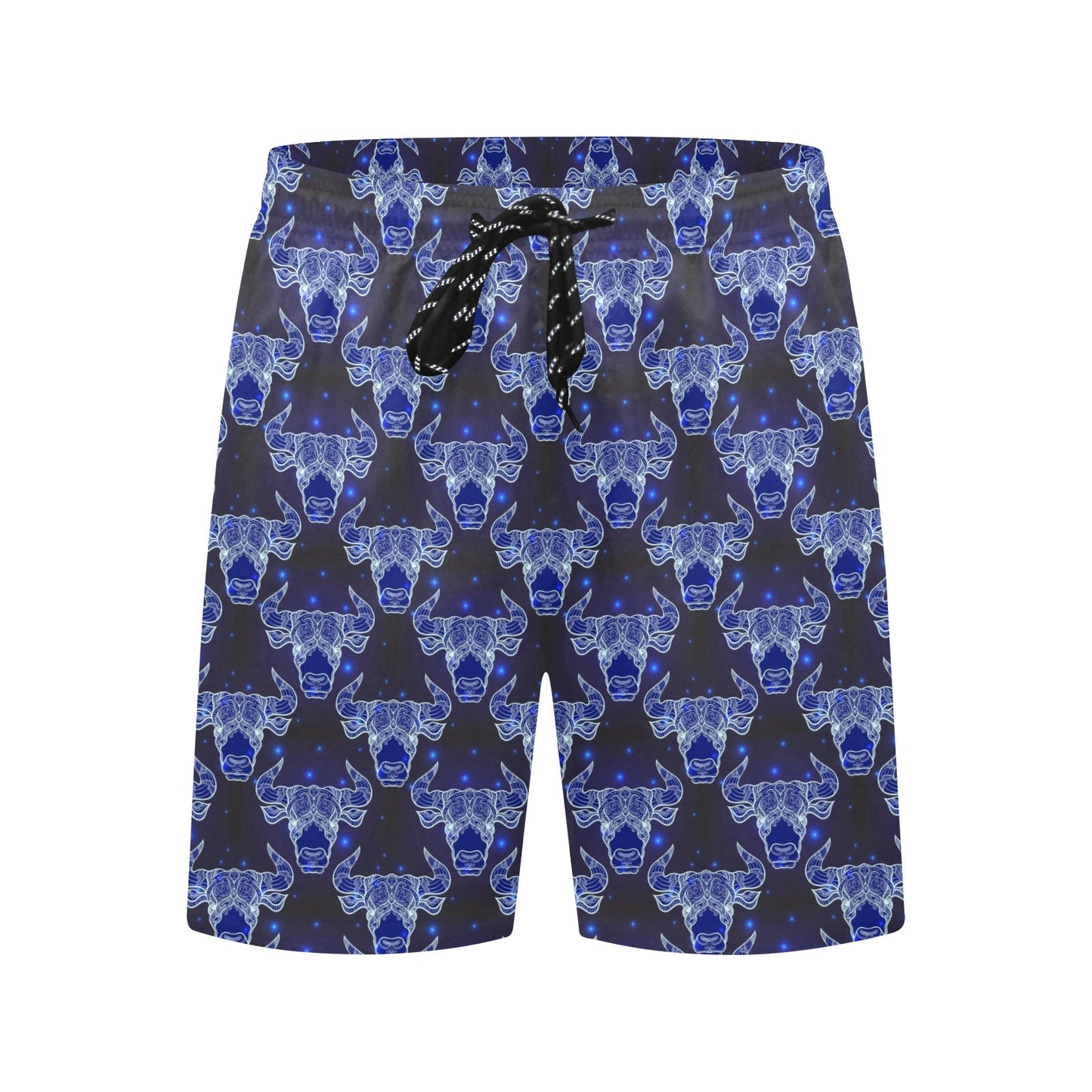 Taurus Print Design LKS302 Men's Swim Trunks Beach Shorts