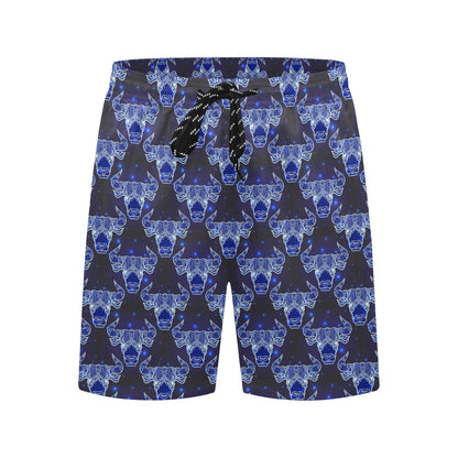 Taurus Print Design LKS302 Men's Swim Trunks Beach Shorts