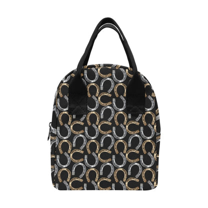 Horseshoe Print Design LKS305 Insulated Lunch Bag