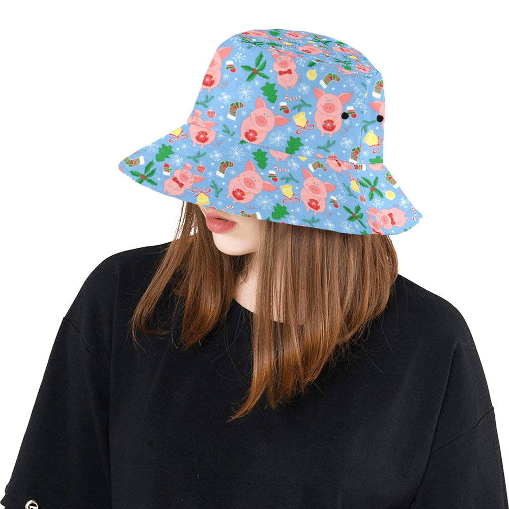 Pig Print Design LKS404 Unisex Bucket Hat
