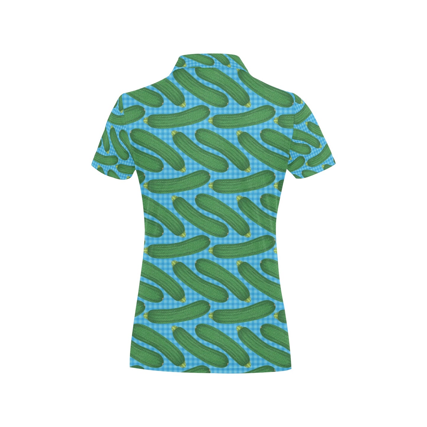 Zucchini Print Design LKS301 Women's Polo Shirt