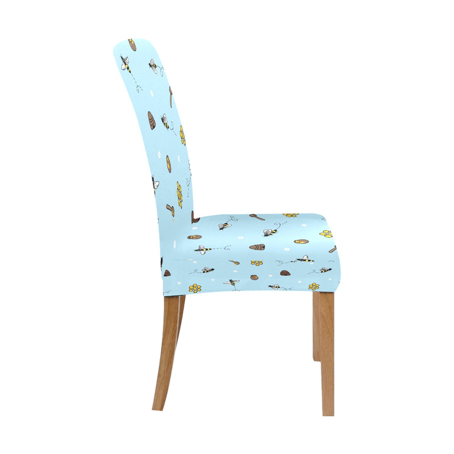Honey Bee Print Design LKS307 Dining Chair Slipcover