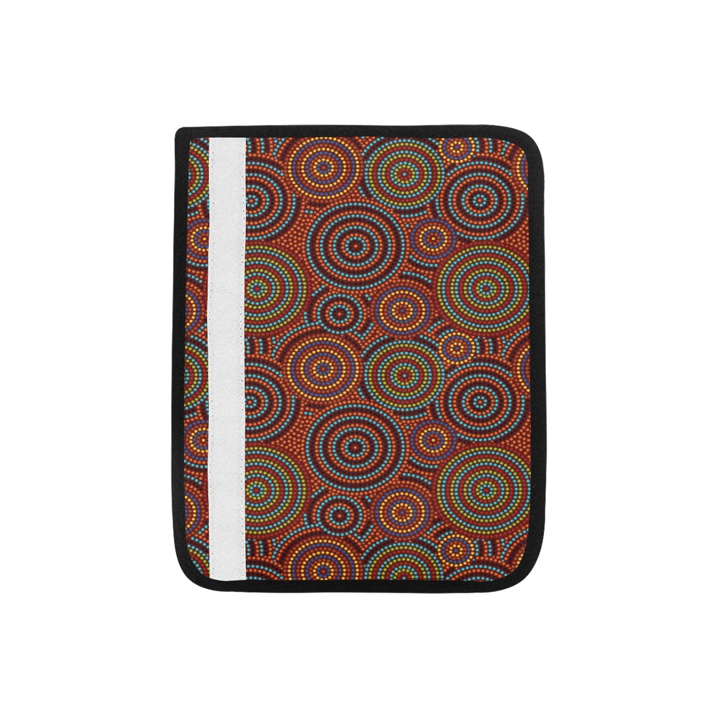Aboriginal Print Design LKS403 Car Seat Belt Cover