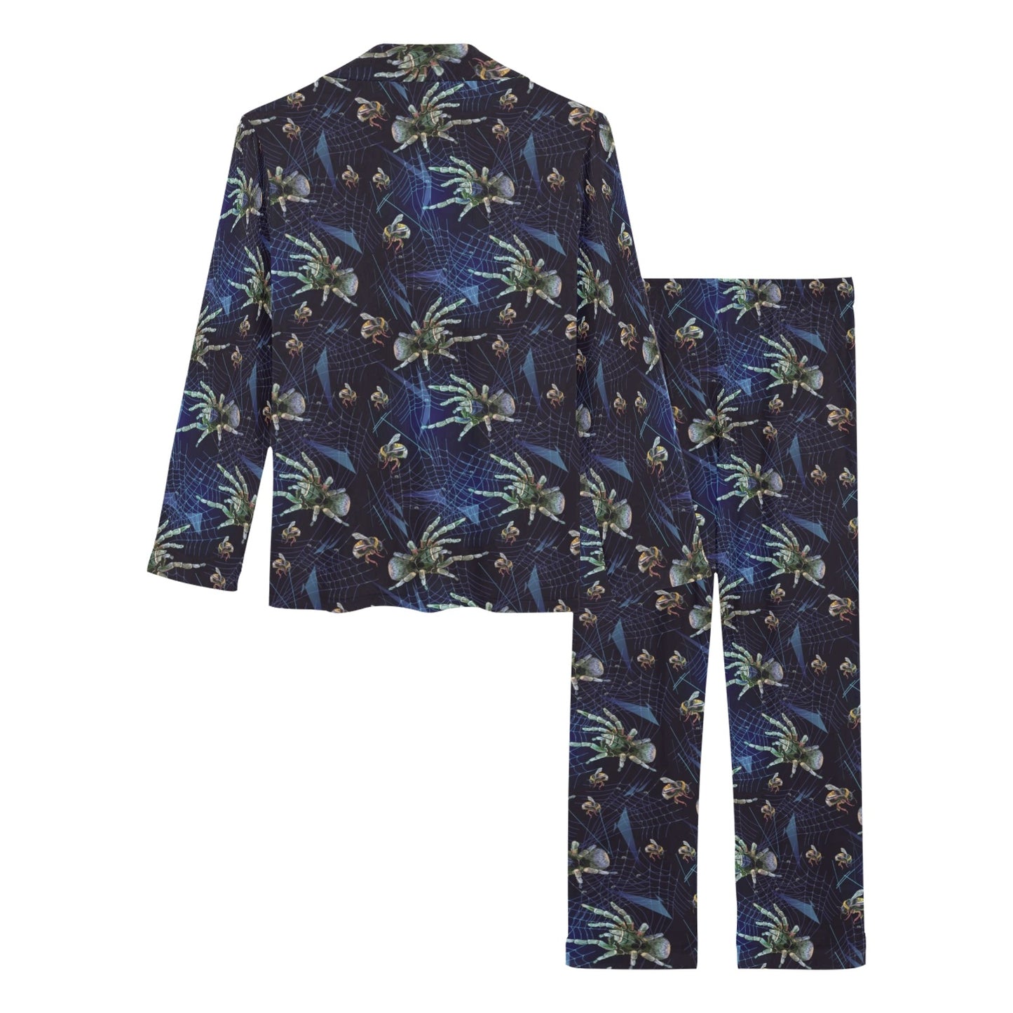Tarantula Print Design LKS401 Women's Long Pajama Set