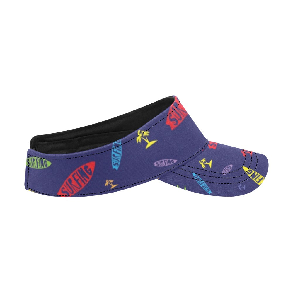 Surfboard Print Design LKS305 Unisex Sun Visor