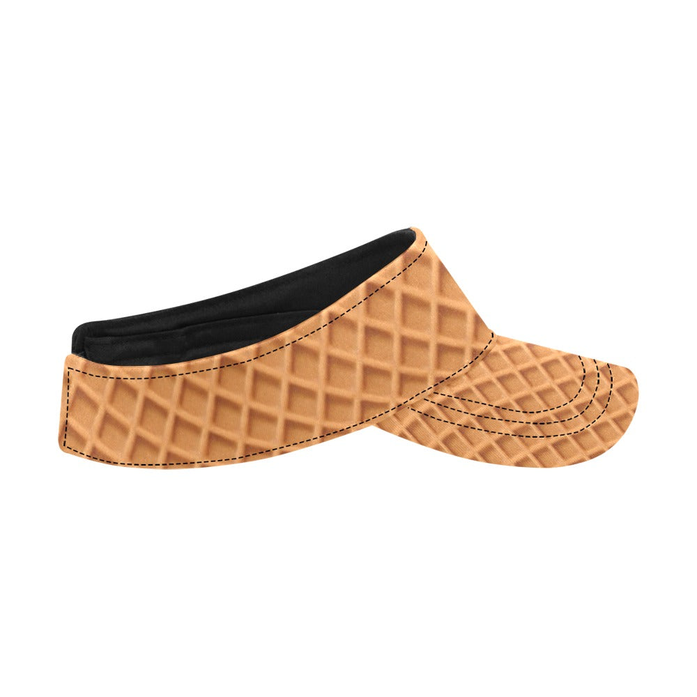 Waffle Texture Print Design LKS301 Unisex Sun Visor