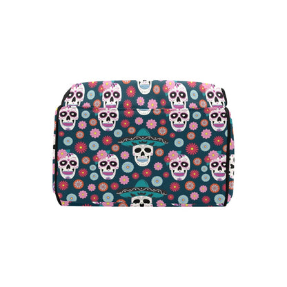 Sugar Skull Print Design LKS308 Diaper Bag Backpack