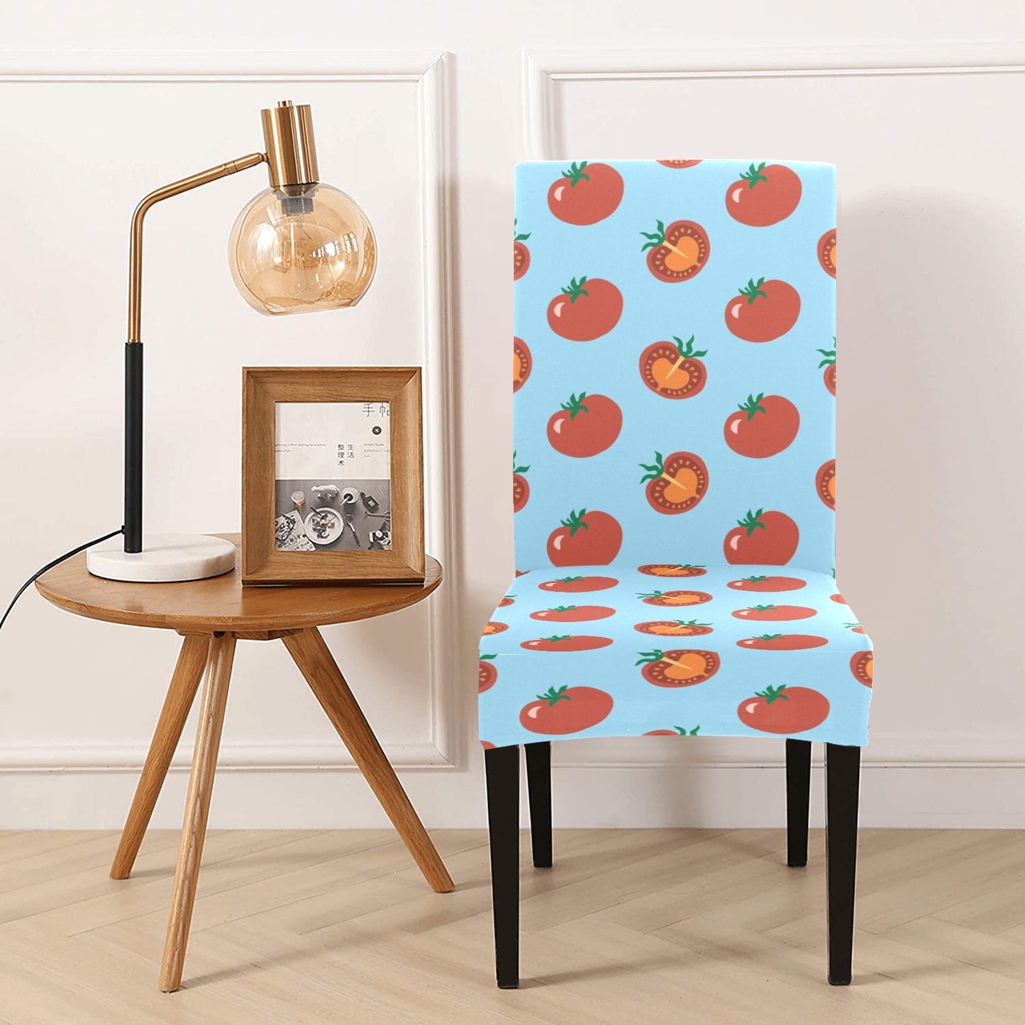 Tomato Print Design LKS304 Dining Chair Slipcover