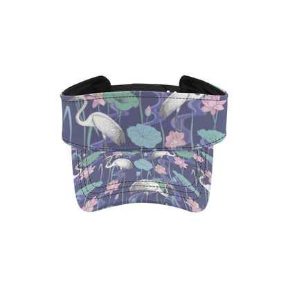 Water Lily Print Design LKS306 Unisex Sun Visor