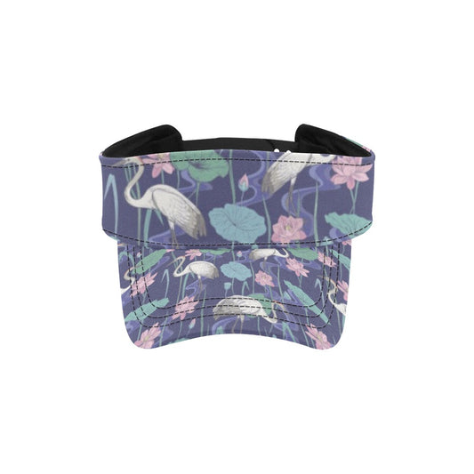 Water Lily Print Design LKS306 Unisex Sun Visor