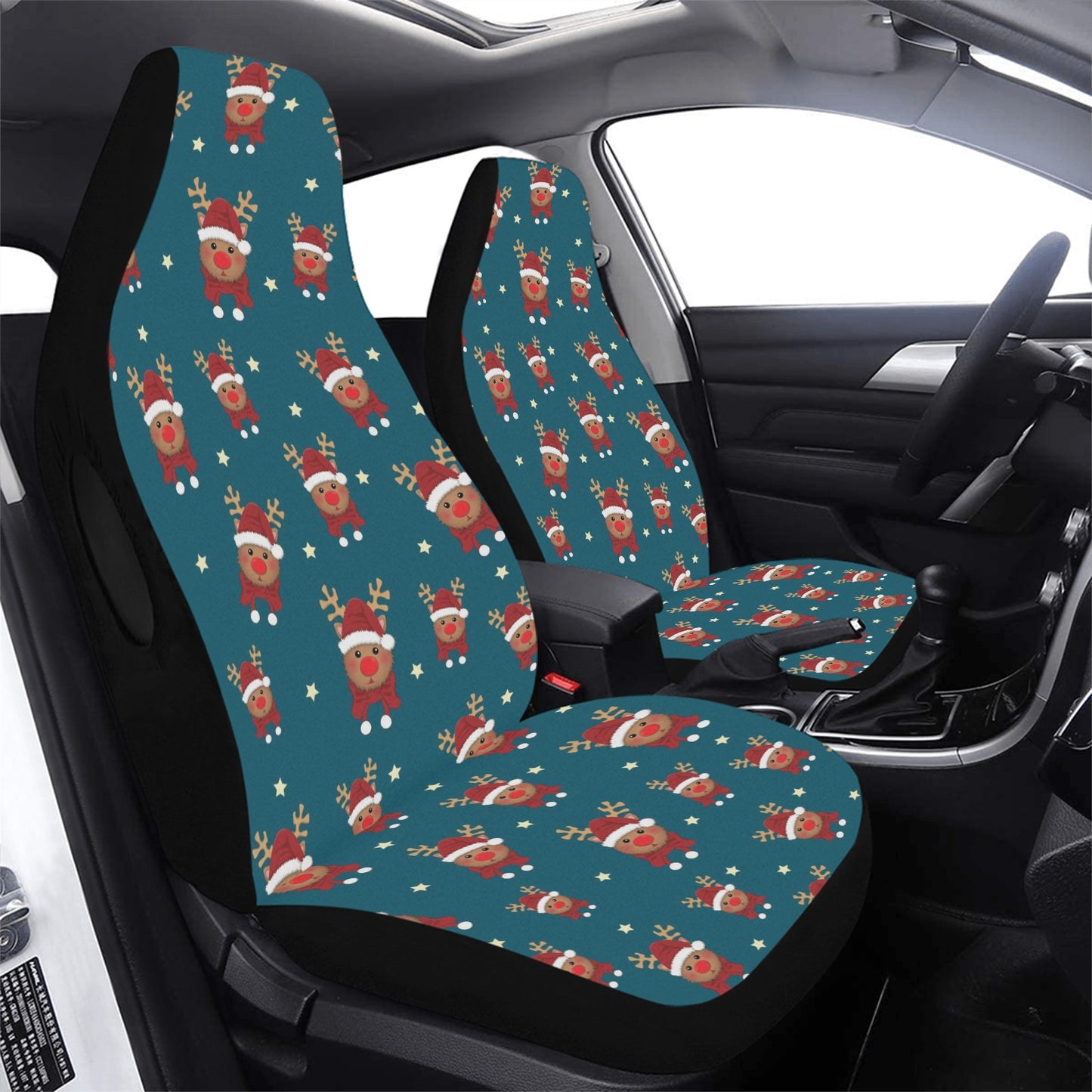 Reindeer Print Design LKS406 Car Seat Covers