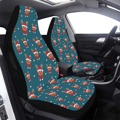 Reindeer Print Design LKS406 Car Seat Covers
