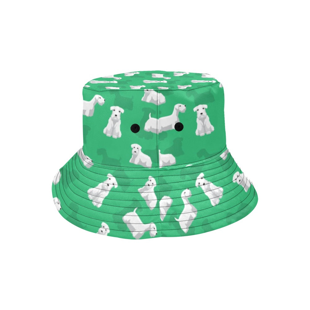 Sealyham Terriers Print Design LKS301 Unisex Bucket Hat
