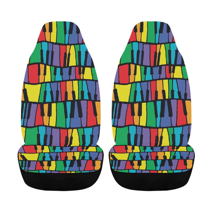 Piano Print Design LKS402 Car Seat Covers