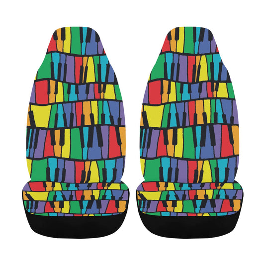 Piano Print Design LKS402 Car Seat Covers