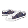 Bandana Print Design LKS3012 Women's White Low Top Shoes