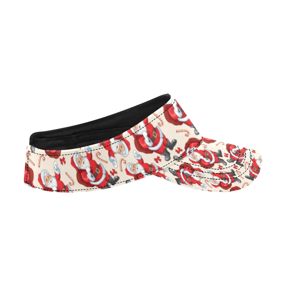 Santa Christmas Themed Print Design LKS302 Unisex Sun Visor
