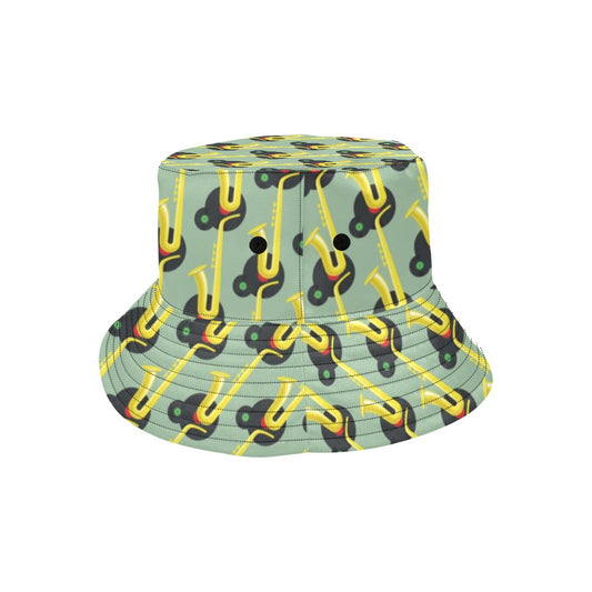 Saxophone Print Design LKS405 Unisex Bucket Hat