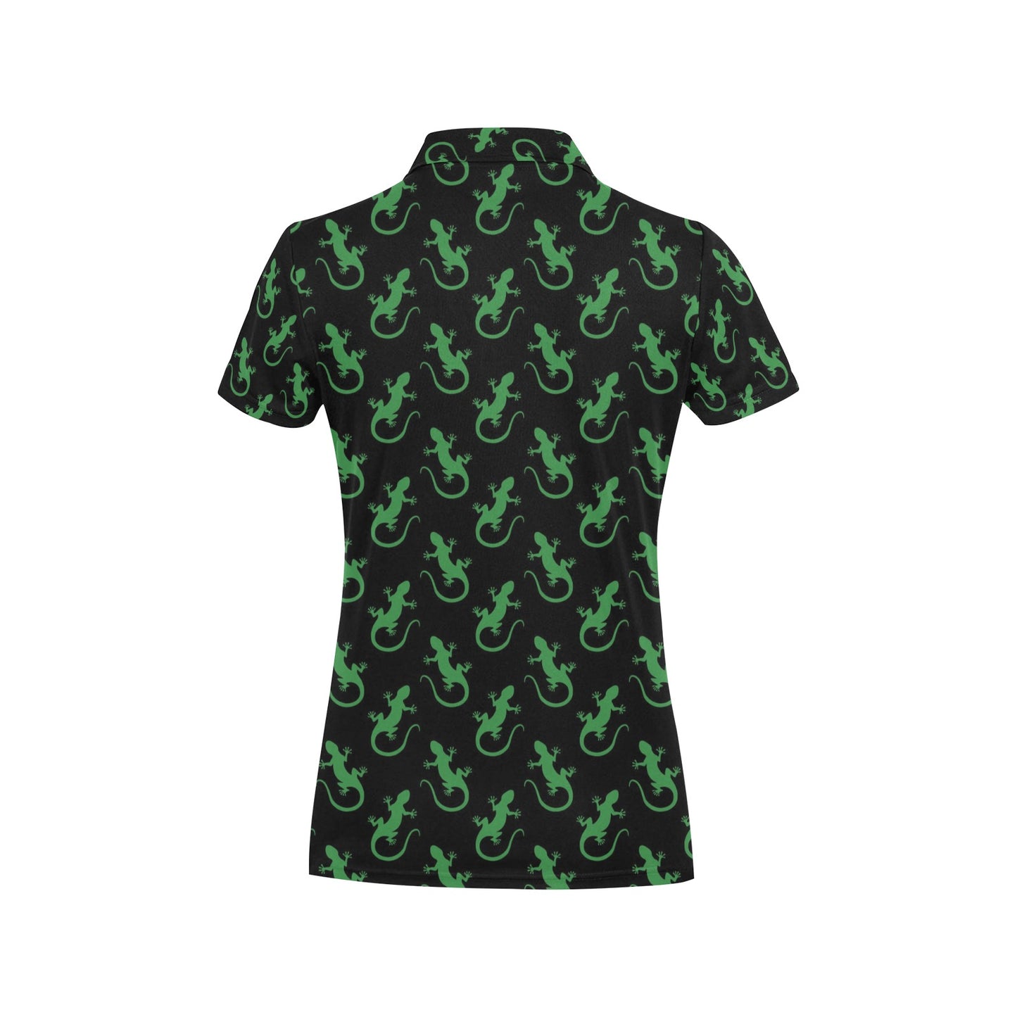 lizard Print Design LKS401 Women's Polo Shirt