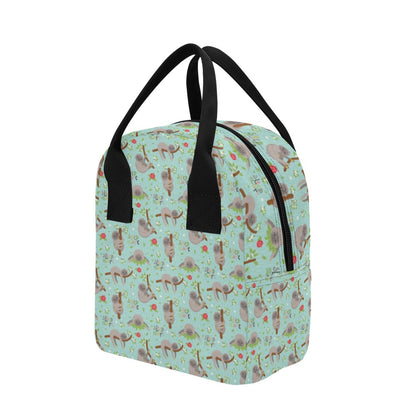 Sloth Print Design LKS305 Insulated Lunch Bag