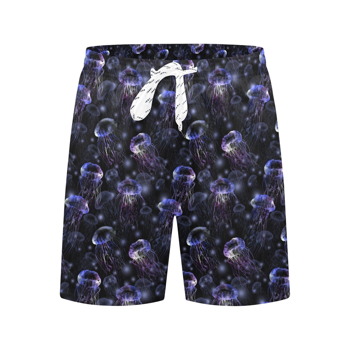 Jellyfish Themed Men's Swim Trunks Beach Shorts