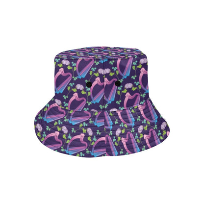 Harp Print Design LKS403 Unisex Bucket Hat