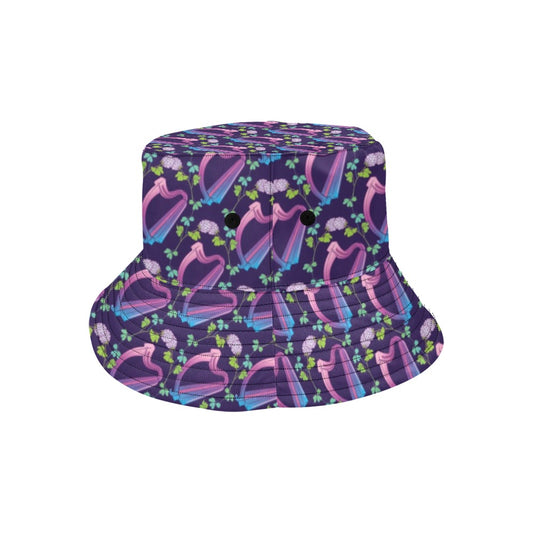 Harp Print Design LKS403 Unisex Bucket Hat